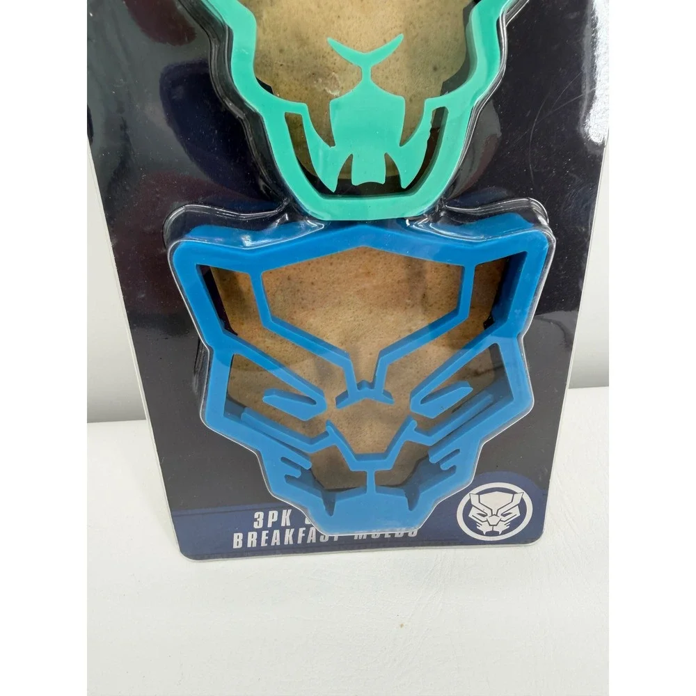 Marvel Black Panther Breakfast Molds 3PK Silicone Wakanda
